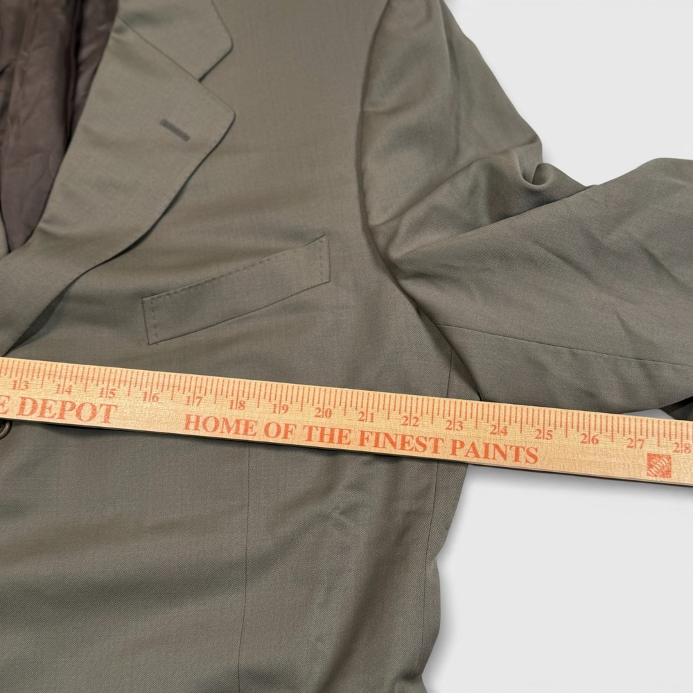 Canali Mens Suit 2 Piece Wool Jacket‎ Pants Italian 60 EU 50 US Brown 36 x 32 - Picture 14 of 16